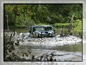 Hummer, Przeprawa, Przez, Rzekę, Samochód