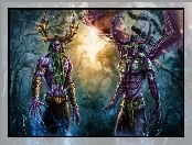 Illidan Stormrage, Gra, World of Warcraft, Warcraft 3 Reign of Chaos, Malfurion Stormrage