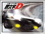 Initial D, lights, car