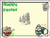 Wielkanoc, jajeczka , króliczek