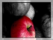 Jabłka, Jedno, Czerwone