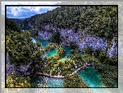 Jeziora, Plitvice, Skały, Park Narodowy