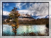 Jezioro, Argentyna, Góry, El Chalten