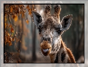 Suche, Liście, Żyrafa, Język