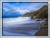 Morze, Kalifornia, Stany Zjednoczone, Skały, Monterey, Plaża