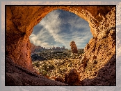 Skała, Stany Zjednoczone, Stan Utah, Park Narodowy Arches, Kanion