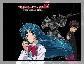 karabin, Full Metal Panic, kobieta, robot, facet