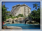 Kaskada, Hotel, Acapulco, Ogród, Princess, Basen