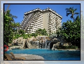 Kaskada, Hotel, Acapulco, Ogród, Princess, Basen