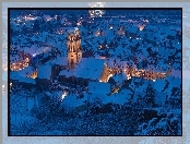 Kaysersberg, Austria, Panorama, Noc