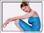 Kirsten Dunst, niebieska Sukienka