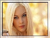 Kobieta, Oczy, Blondynka, Niebieskie