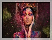 Kobieta, Melissa Lingafelt, Farby