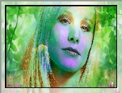 Wiosenna, Kobieta, Grafika