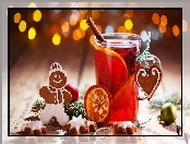 Kompozycja, Herbata, Świąteczna, Pierniczki