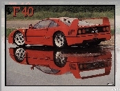 Konstrukcja, Reklama, Ferrari F 40