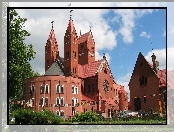 Kościół, Mińsk, Czerwona, Cegła