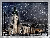 Grafika, Kościół, Zima