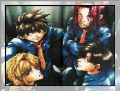 Saiyuki, oczy, krawaty