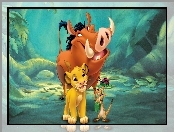 Timon, Król Lew, The Lion King, Simba, Pumba