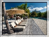 Palmy, Kurort, St Regis, Bora Bora Polinezja, Góra