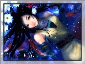 Dziewczyna, Kwiaty, Anime