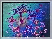 Kwiaty, Motyle