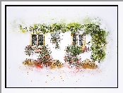 Paintography, Kwiaty, Okna