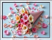 Kwiaty, Rożek, Płatki