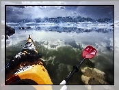 Lake, Paddling, Kajak, USA, Mono, Kalifornia