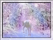 Fantasy, Las, Jednorożec