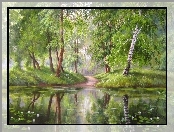 Las, Jezioro