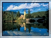 Las, Jezioro, Bohinj, Most, Kościół