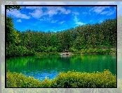 Niebo, Las, Jezioro