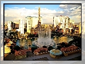 Las Vegas, Fontanna, Panorama, Miasta