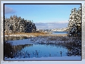 Rzeka, Lasy, Zima