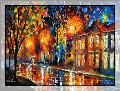 Leonid, W Deszczu, Afremov, Kobieta