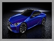 Niebieski, Lexus, LC500