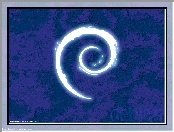 Linux Debian, ślimak, zawijas, grafika, muszla