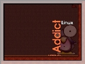 Linux, pingwin, oko, grafika