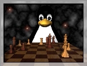 Gra, Szachy, Linux, Pingwin