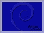 Linux Debian, ślimak, zawijas, muszla