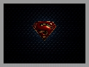 Logo, Tło, Superman, Ciemne