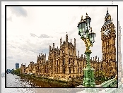 Tamiza, Londyn, Anglia, Pałac Westminster, Big Ben