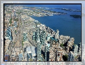 Z lotu ptaka, Toronto, Kanada, Zatoka, Zdjęcie miasta