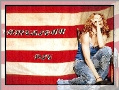 Madonna, American pjl, flaga
