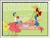 Piknik, Mama, Dziecko
