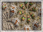 Mandelbulb, Wzory, Fraktal, Rozety