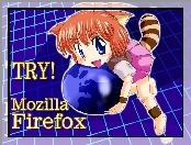 manga, FireFox, grafika, kobieta, ziemia