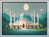 Meczet, Grafika